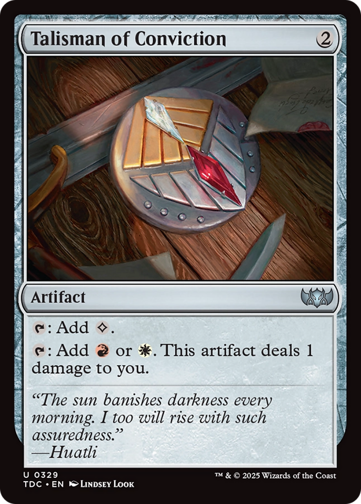 Talisman of Conviction [Tarkir: Dragonstorm Commander] | Exor Games New Glasgow