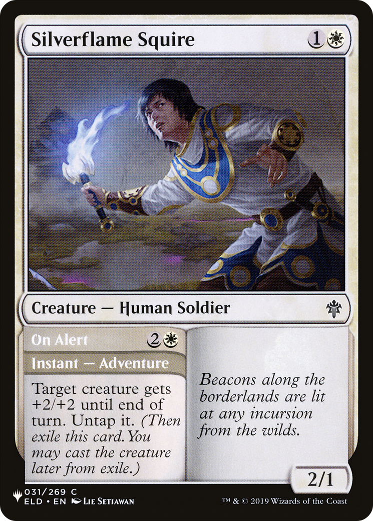 Silverflame Squire [The List Reprints] | Exor Games New Glasgow