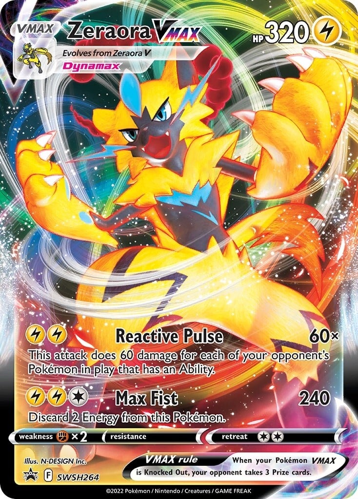 Zeraora VMAX (SWSH264) [Sword & Shield: Black Star Promos] | Exor Games New Glasgow