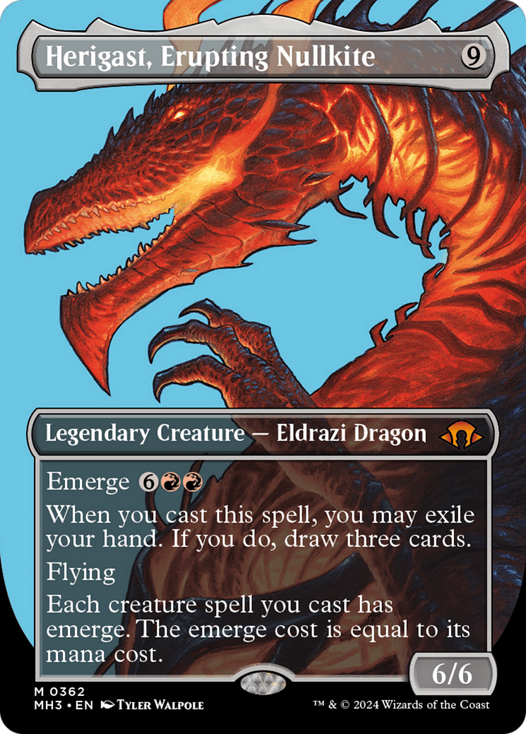 Herigast, Erupting Nullkite (Borderless) [Modern Horizons 3] | Exor Games New Glasgow