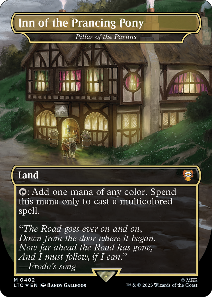 Inn of the Prancing Pony - Pillar of the Paruns (Surge Foil Realms and Relics) [The Lord of the Rings: Tales of Middle-Earth Commander] | Exor Games New Glasgow
