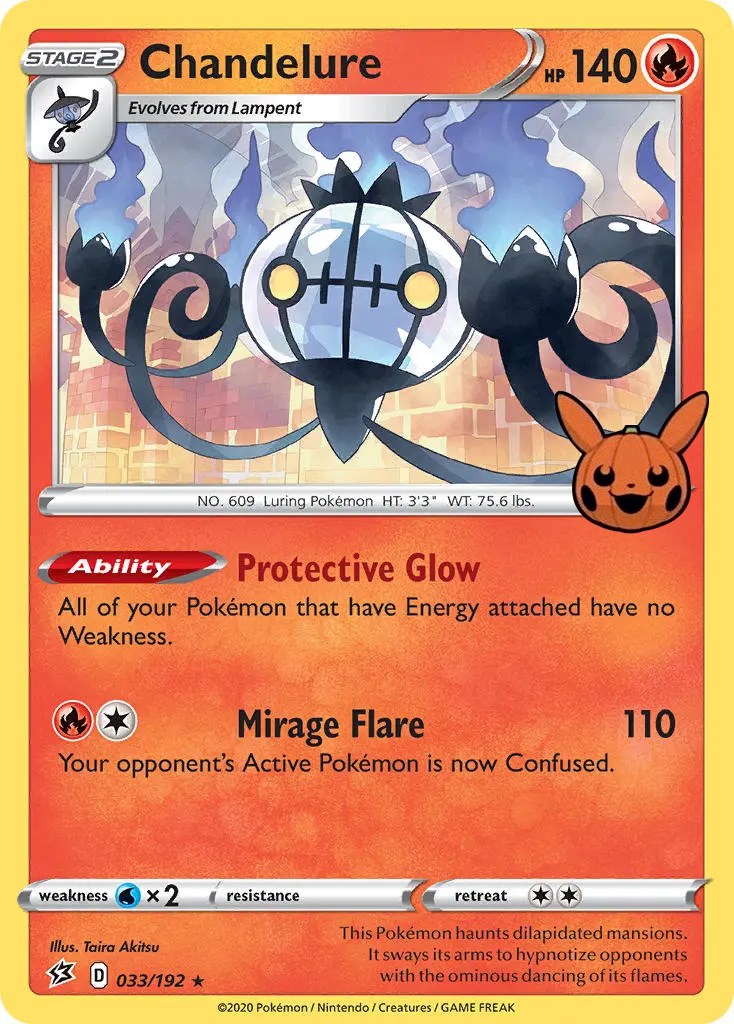 Chandelure (033/192) [Trick or Trade] | Exor Games New Glasgow