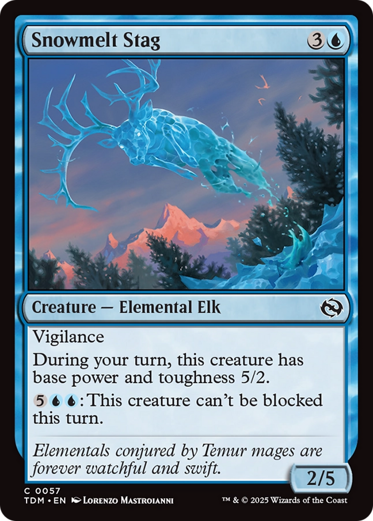 Snowmelt Stag [Tarkir: Dragonstorm] | Exor Games New Glasgow