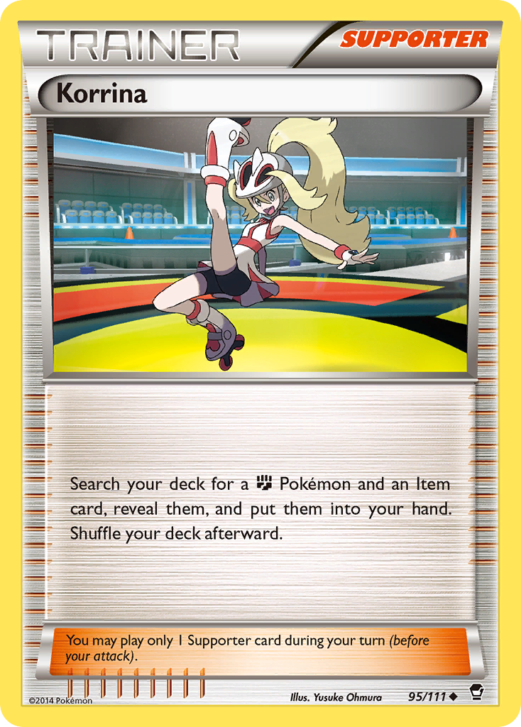 Korrina (95/111) [XY: Furious Fists] | Exor Games New Glasgow