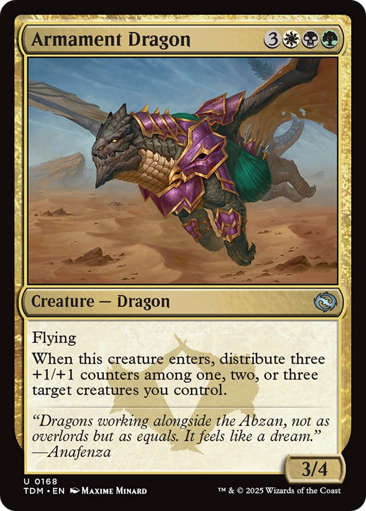 Armament Dragon [Tarkir: Dragonstorm] | Exor Games New Glasgow