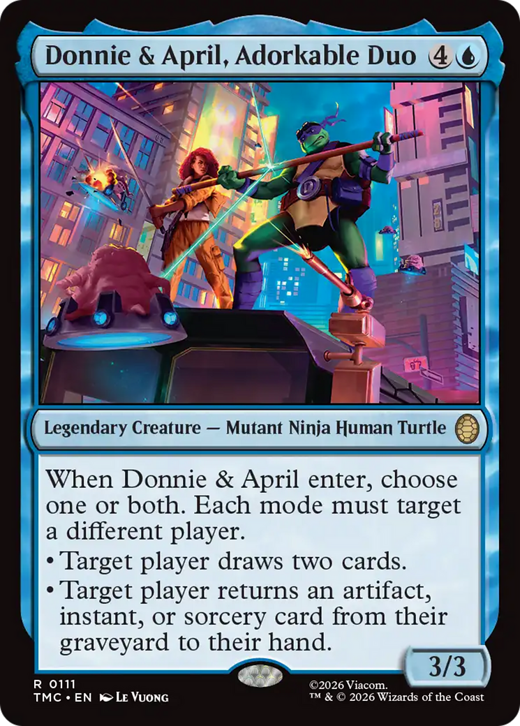 Donnie & April, Adorkable Duo [Teenage Mutant Ninja Turtles Commander] | Exor Games New Glasgow