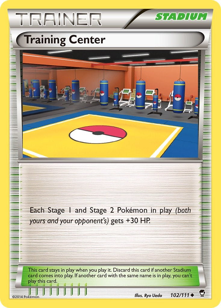 Training Center (102/111) [XY: Furious Fists] | Exor Games New Glasgow