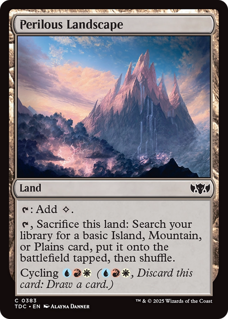 Perilous Landscape [Tarkir: Dragonstorm Commander] | Exor Games New Glasgow