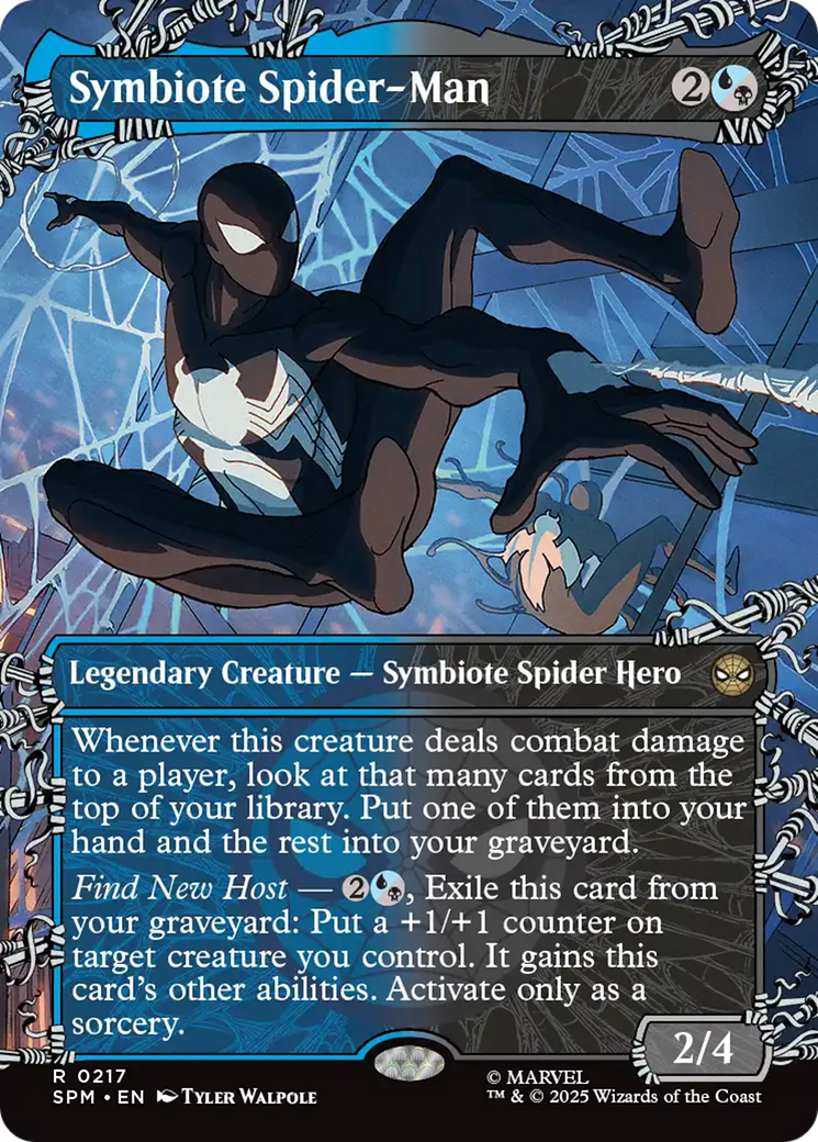 Symbiote Spider-Man (Borderless) [Marvel's Spider-Man] | Exor Games New Glasgow