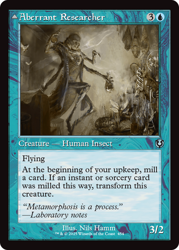 Aberrant Researcher // Perfected Form (Retro Frame) [Innistrad Remastered] | Exor Games New Glasgow