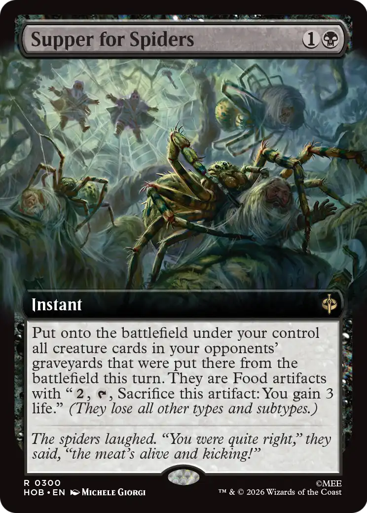 Supper for Spiders (Extended Art) [The Hobbit] | Exor Games New Glasgow