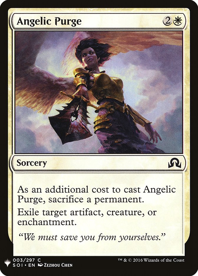 Angelic Purge [Mystery Booster] | Exor Games New Glasgow