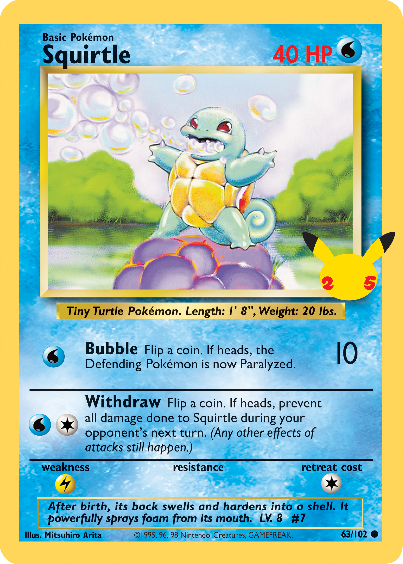 Squirtle (63/102) (Jumbo Card) [First Partner Pack] | Exor Games New Glasgow