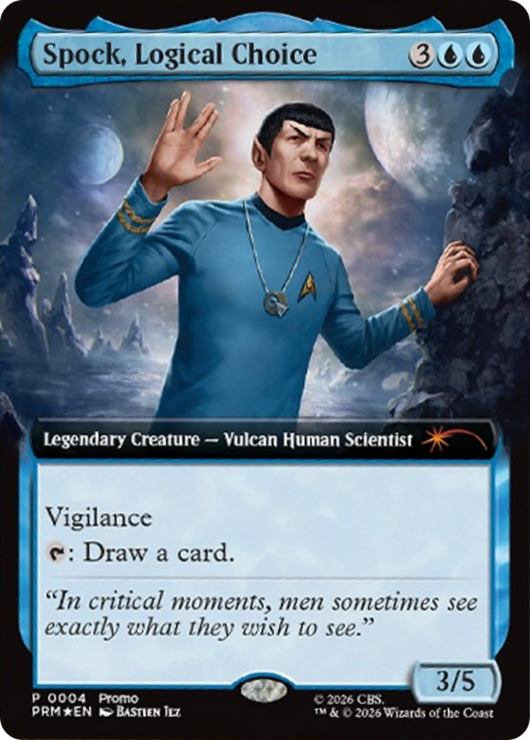 Spock, Logical Choice (Extended Art) [Media Promos] | Exor Games New Glasgow