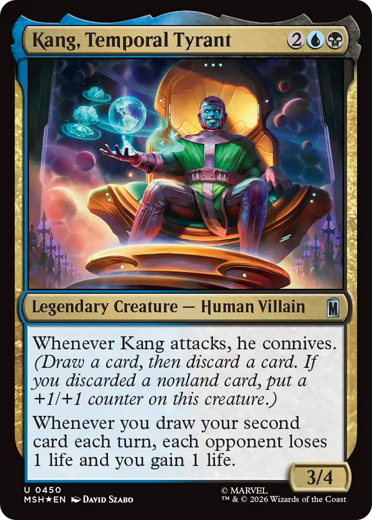 Kang, Temporal Tyrant (Surge Foil) [Marvel Super Heroes] | Exor Games New Glasgow