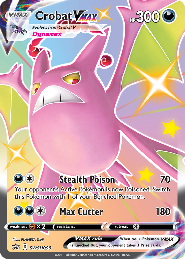 Crobat VMAX (SWSH099) [Sword & Shield: Black Star Promos] | Exor Games New Glasgow