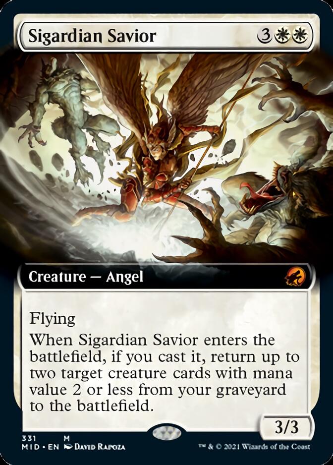 Sigardian Savior (Extended Art) [Innistrad: Midnight Hunt] | Exor Games New Glasgow