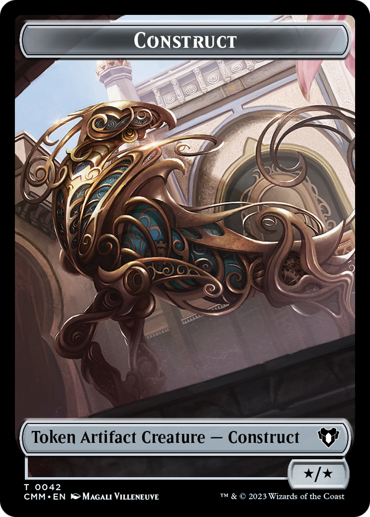 Construct Token (42) [Commander Masters Tokens] | Exor Games New Glasgow