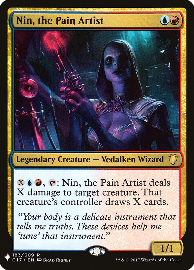 Nin, the Pain Artist [The List] | Exor Games New Glasgow