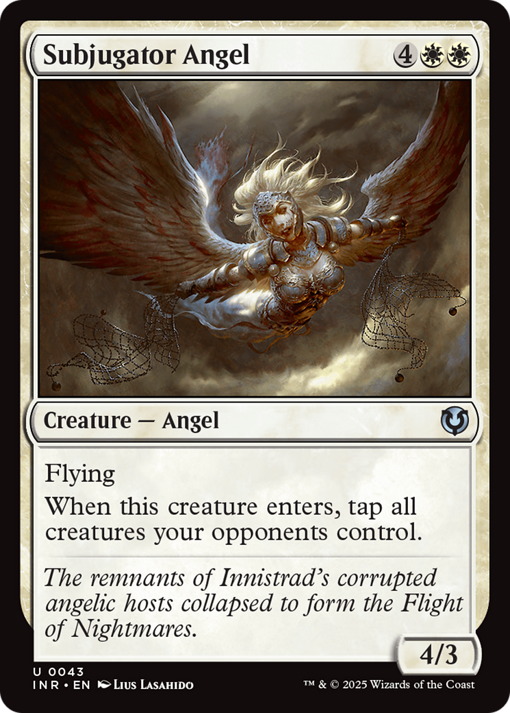 Subjugator Angel [Innistrad Remastered] | Exor Games New Glasgow