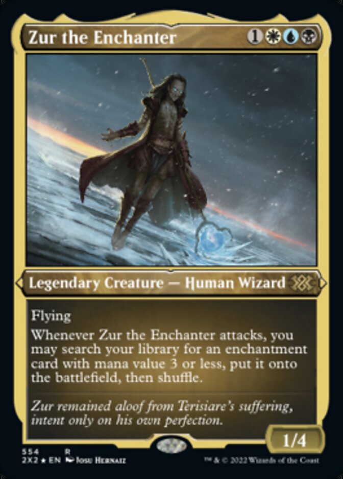 Zur the Enchanter (Foil Etched) [Double Masters 2022] | Exor Games New Glasgow