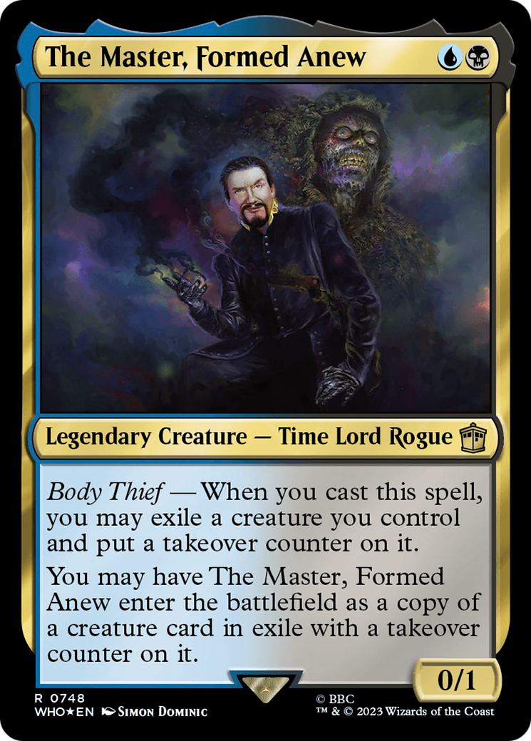 The Master, Formed Anew (Surge Foil) [Doctor Who] | Exor Games New Glasgow