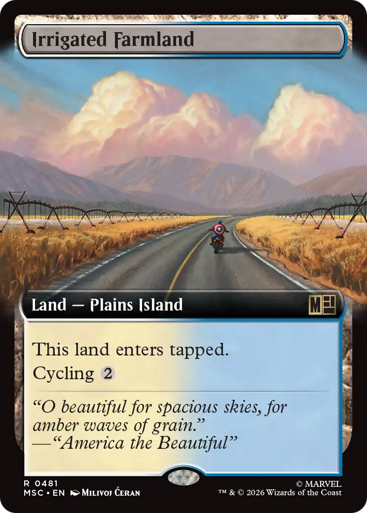 Irrigated Farmland (Extended Art) [Marvel Super Heroes Commander] | Exor Games New Glasgow