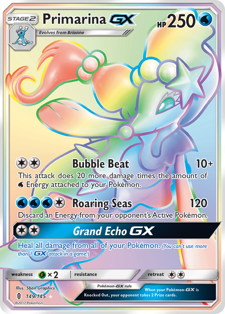 Primarina GX (149/145) [Sun & Moon: Guardians Rising] | Exor Games New Glasgow