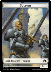 Phyrexian Germ // Soldier Double-Sided Token [Modern Horizons 3 Tokens] | Exor Games New Glasgow