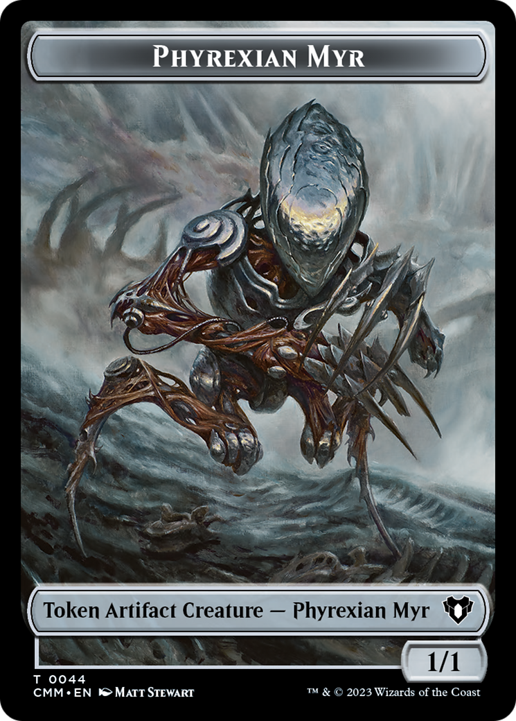 Phyrexian Myr Token [Commander Masters Tokens] | Exor Games New Glasgow