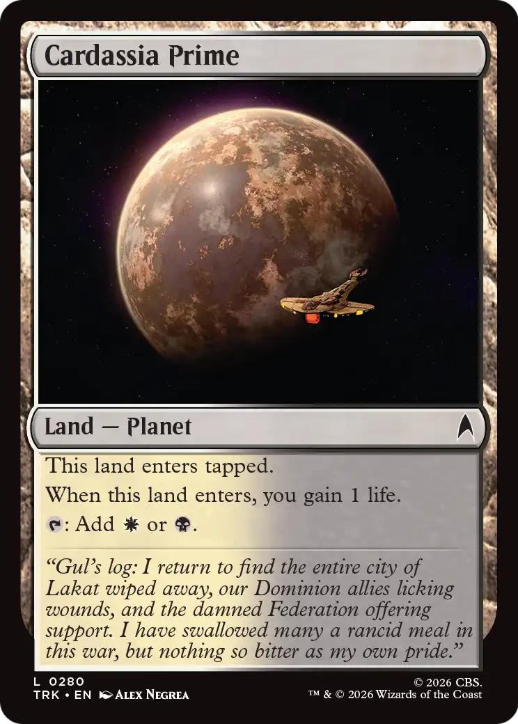 Cardassia Prime [Star Trek] | Exor Games New Glasgow