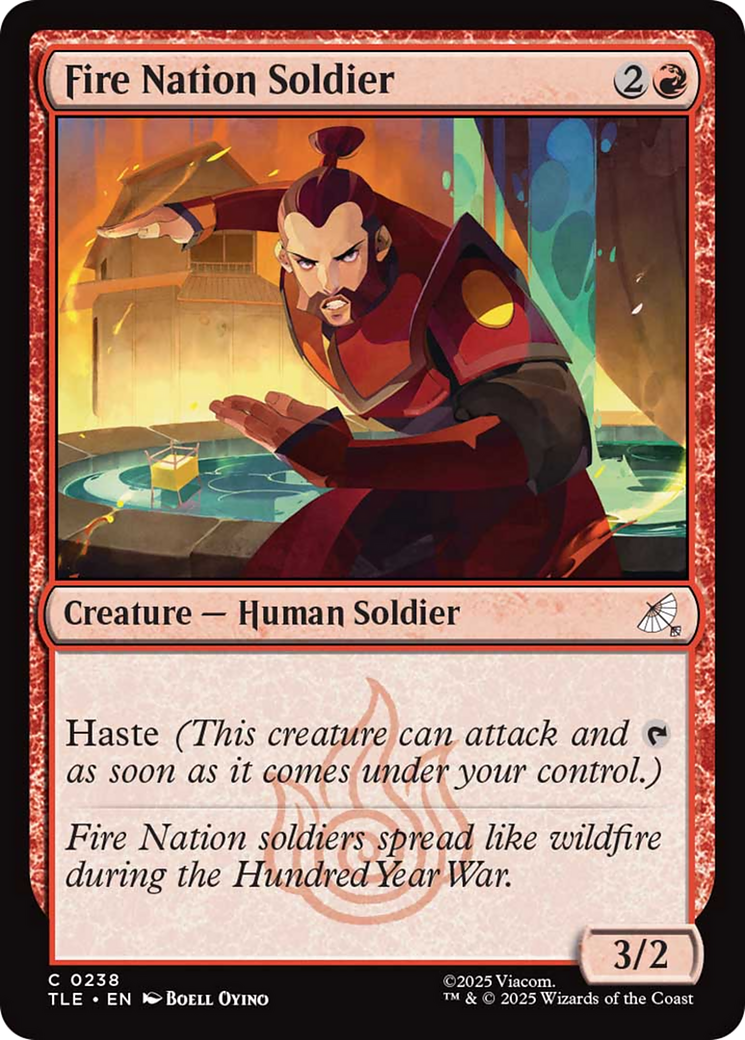 Fire Nation Soldier [Avatar: The Last Airbender: Eternal-Legal] | Exor Games New Glasgow
