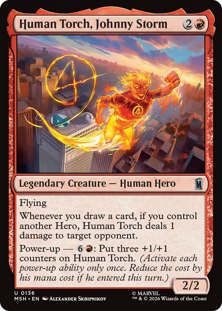 Human Torch, Johnny Storm [Marvel Super Heroes] | Exor Games New Glasgow