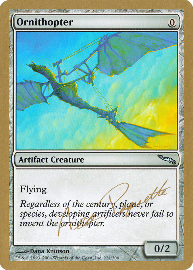 Ornithopter (Aeo Paquette) [World Championship Decks 2004] | Exor Games New Glasgow