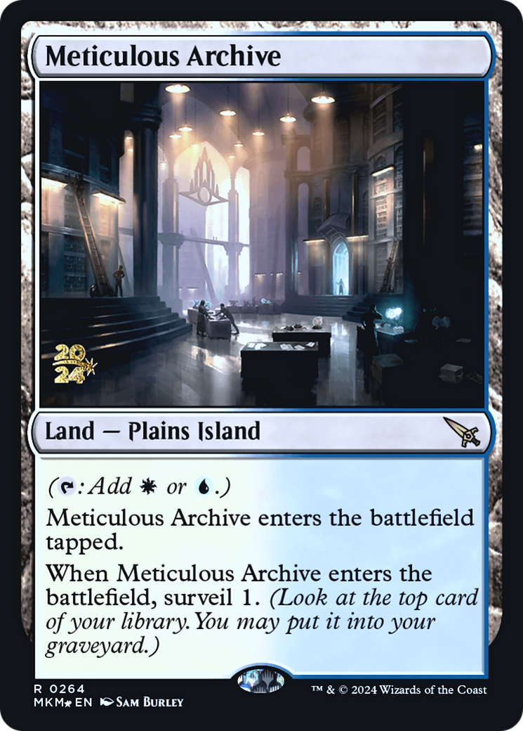 Meticulous Archive [Murders at Karlov Manor Prerelease Promos] | Exor Games New Glasgow