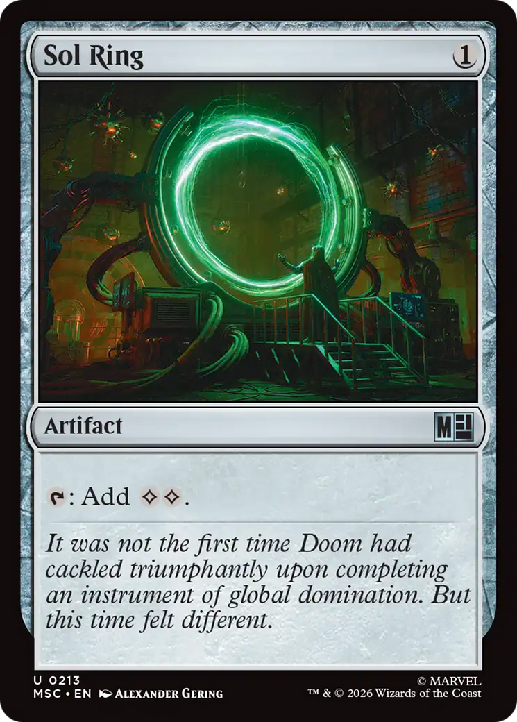 Sol Ring (0213) [Marvel Super Heroes Commander] | Exor Games New Glasgow