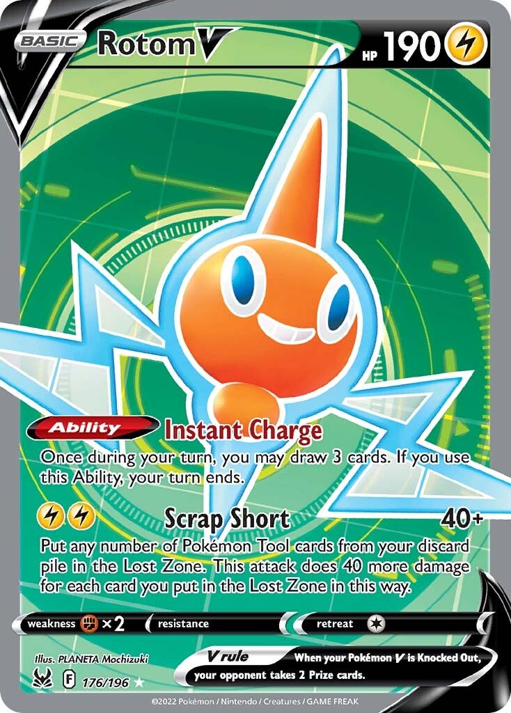 Rotom V (176/196) [Sword & Shield: Lost Origin] | Exor Games New Glasgow