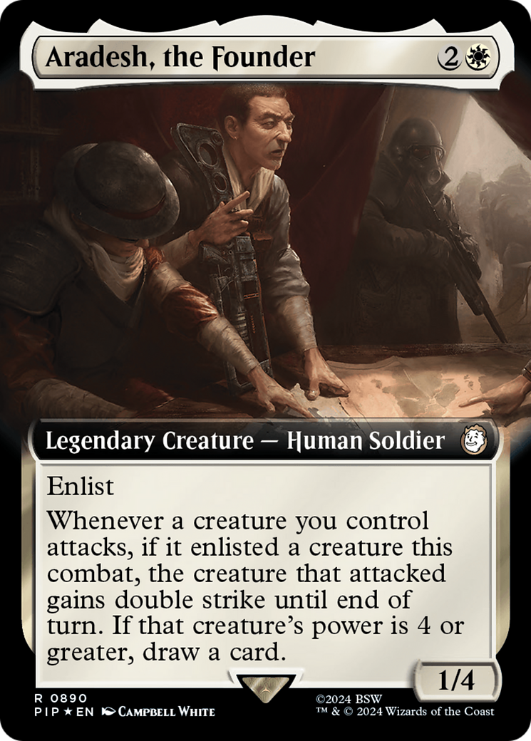 Aradesh, the Founder (Extended Art) (Surge Foil) [Fallout] | Exor Games New Glasgow