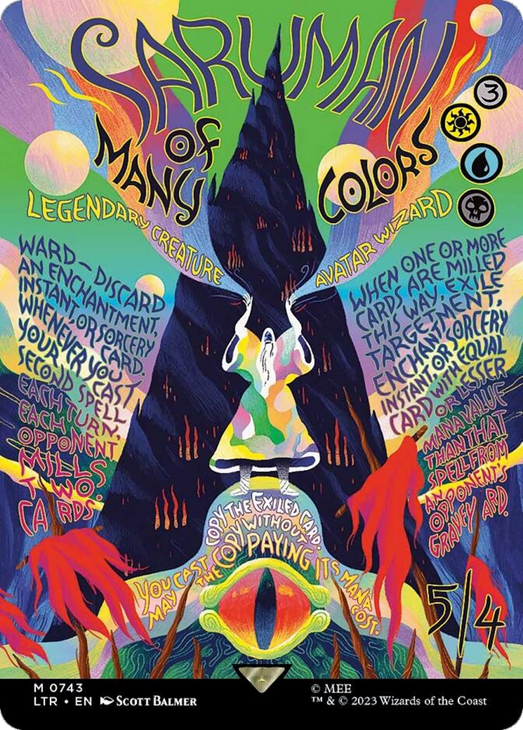 Saruman of Many Colors (Borderless Poster) [The Lord of the Rings: Tales of Middle-Earth] | Exor Games New Glasgow