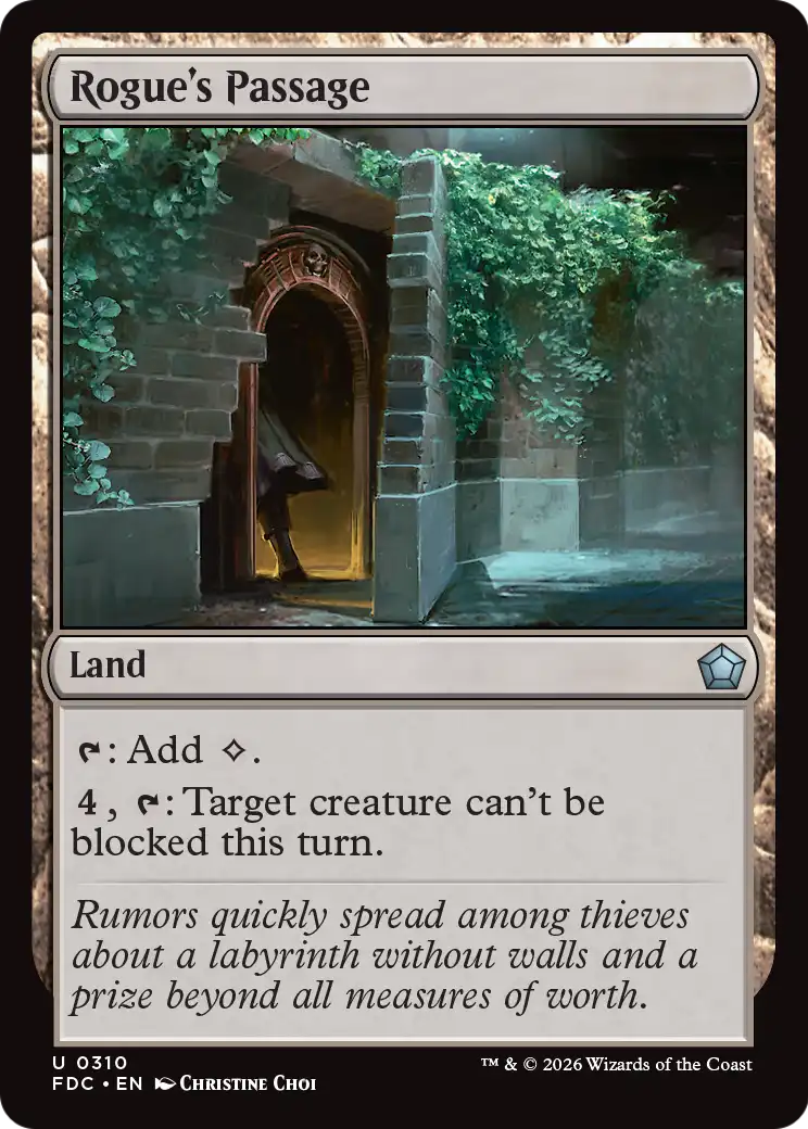 Rogue's Passage [Foundations Commander] | Exor Games New Glasgow