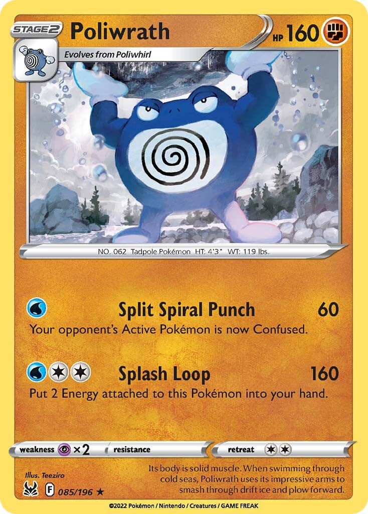 Poliwrath (085/196) [Sword & Shield: Lost Origin] | Exor Games New Glasgow