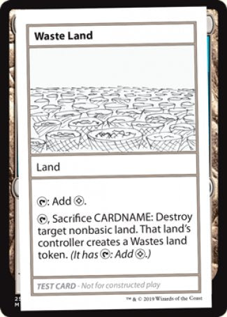 Waste Land (2021 Edition) [Mystery Booster Playtest Cards] | Exor Games New Glasgow