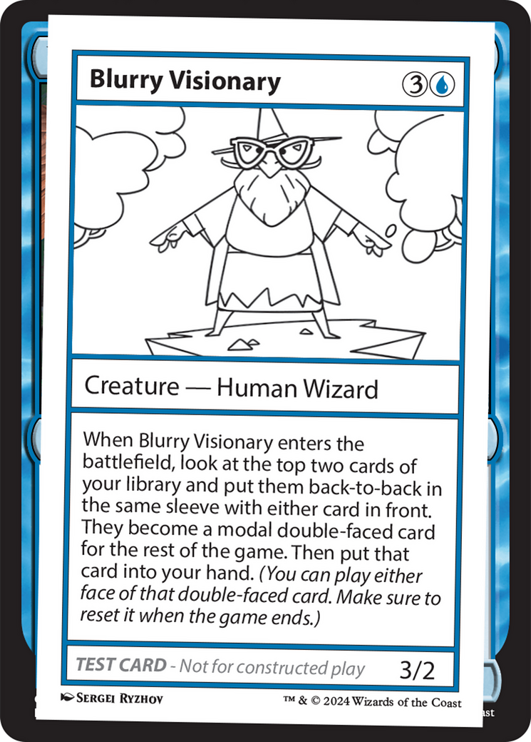 Blurry Visionary [Mystery Booster 2 Playtest Cards] | Exor Games New Glasgow