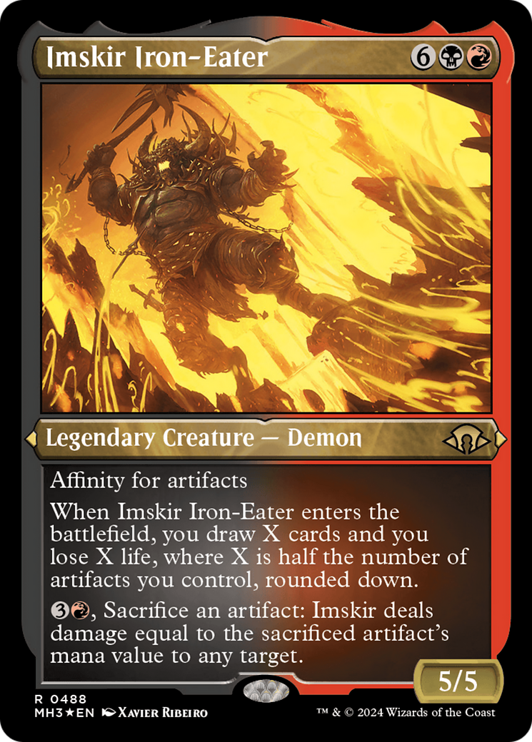 Imskir Iron-Eater (Foil Etched) [Modern Horizons 3] | Exor Games New Glasgow