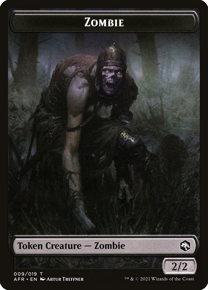 Treasure // Zombie Double-Sided Token [Dungeons & Dragons: Adventures in the Forgotten Realms Tokens] | Exor Games New Glasgow