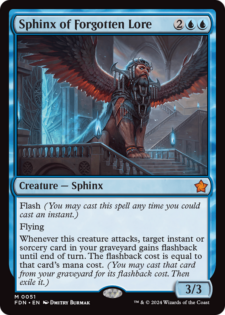 Sphinx of Forgotten Lore [Foundations] | Exor Games New Glasgow