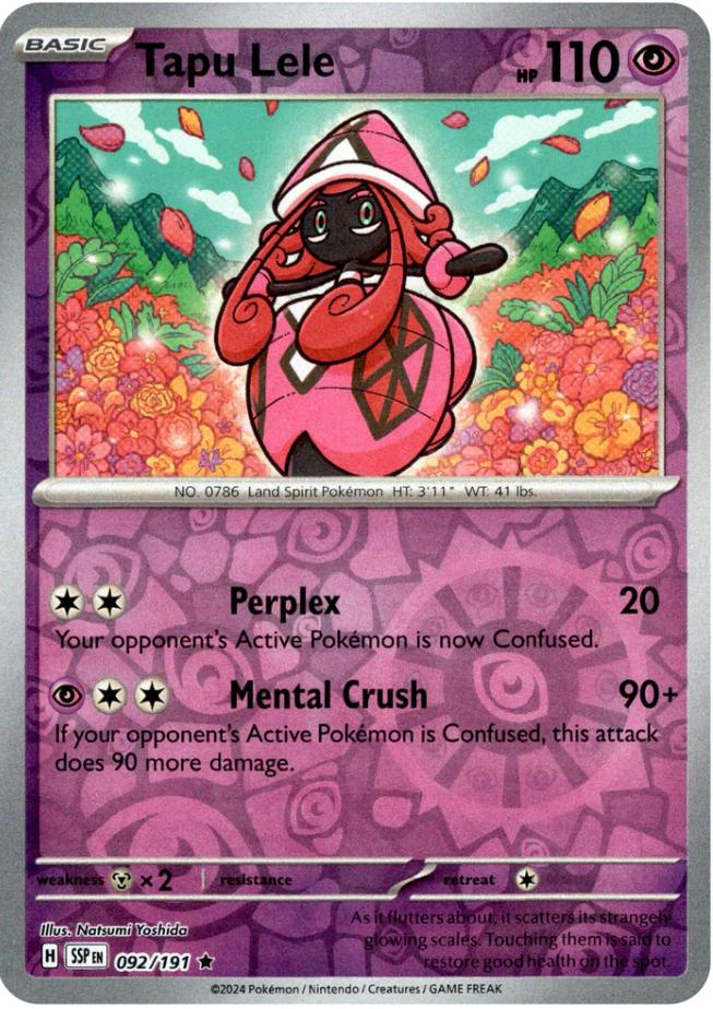 Tapu Lele (092/191) [Scarlet & Violet: Surging Sparks] | Exor Games New Glasgow