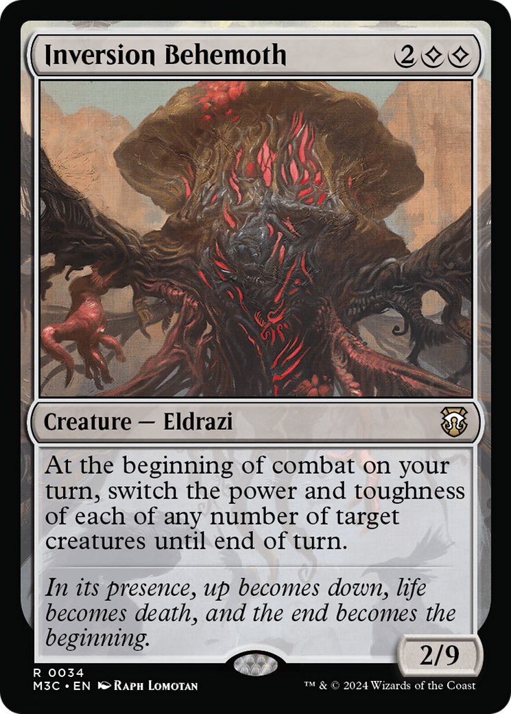 Inversion Behemoth [Modern Horizons 3 Commander] | Exor Games New Glasgow