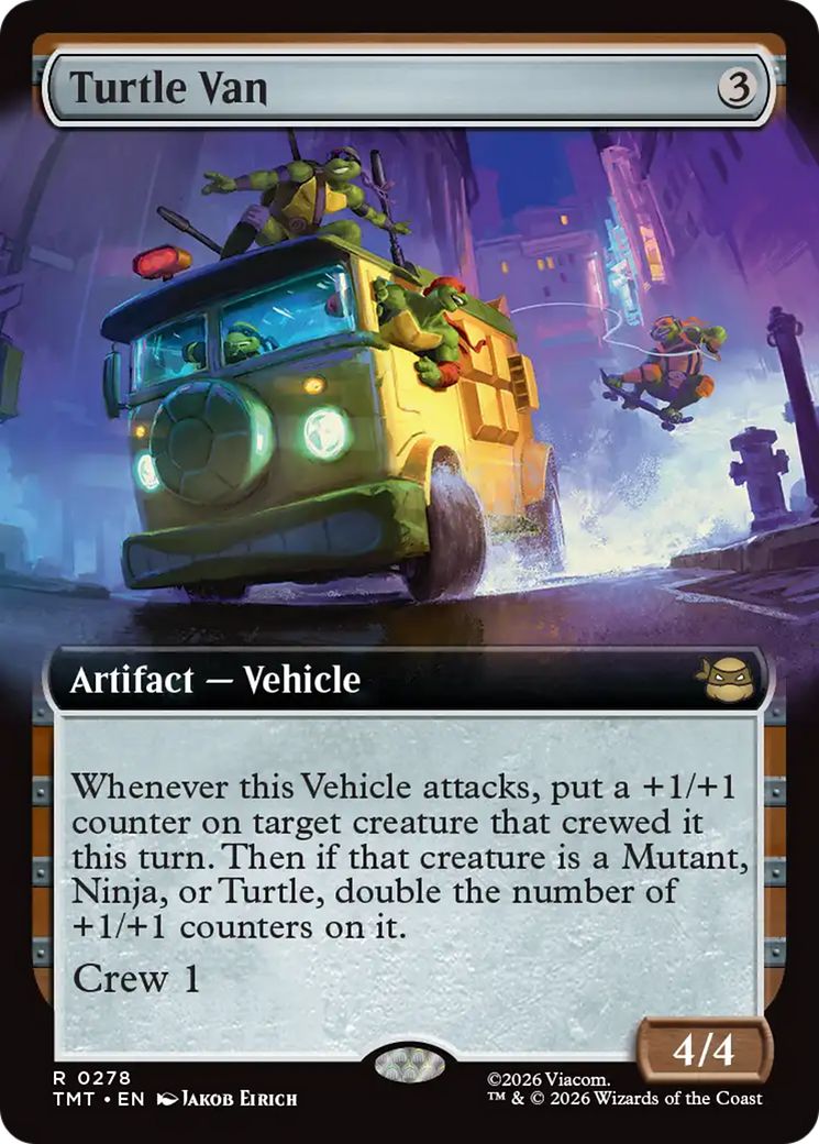 Turtle Van (Extended Art) [Teenage Mutant Ninja Turtles] | Exor Games New Glasgow