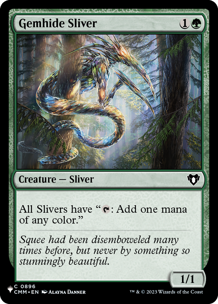 Gemhide Sliver (CMM) [The List] | Exor Games New Glasgow